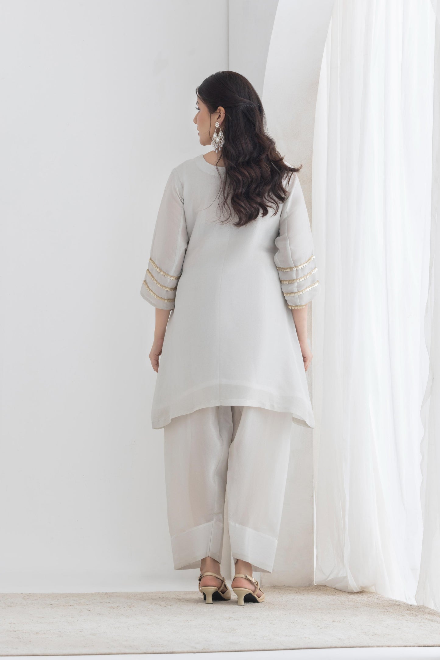 Mehreen - Farsi salwar tissue suit set