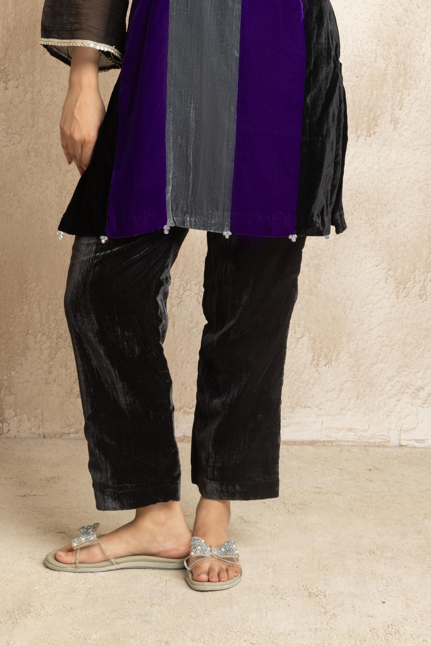 Shrutika- Velvet Coord Set