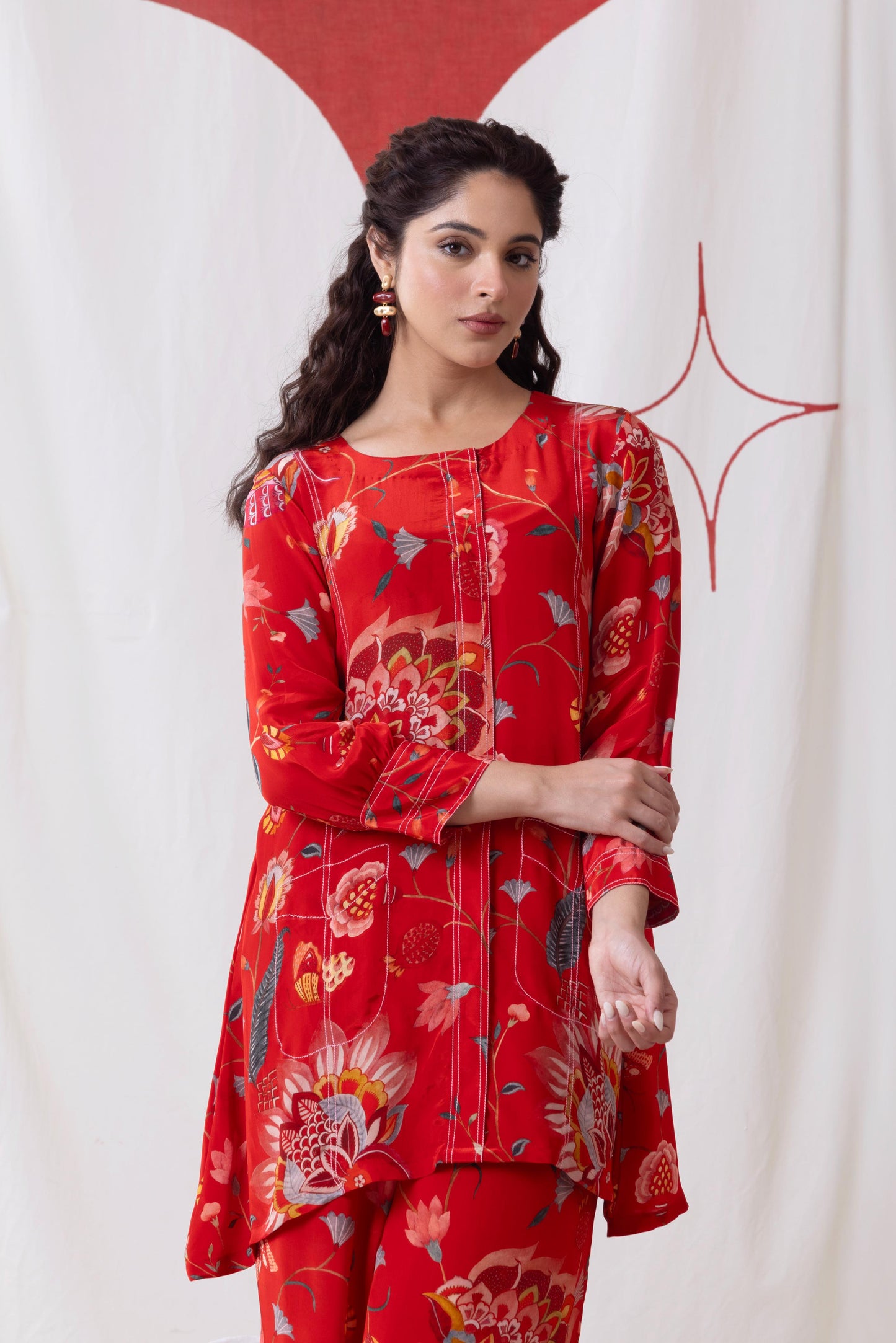 Nayab- Red Coord Set