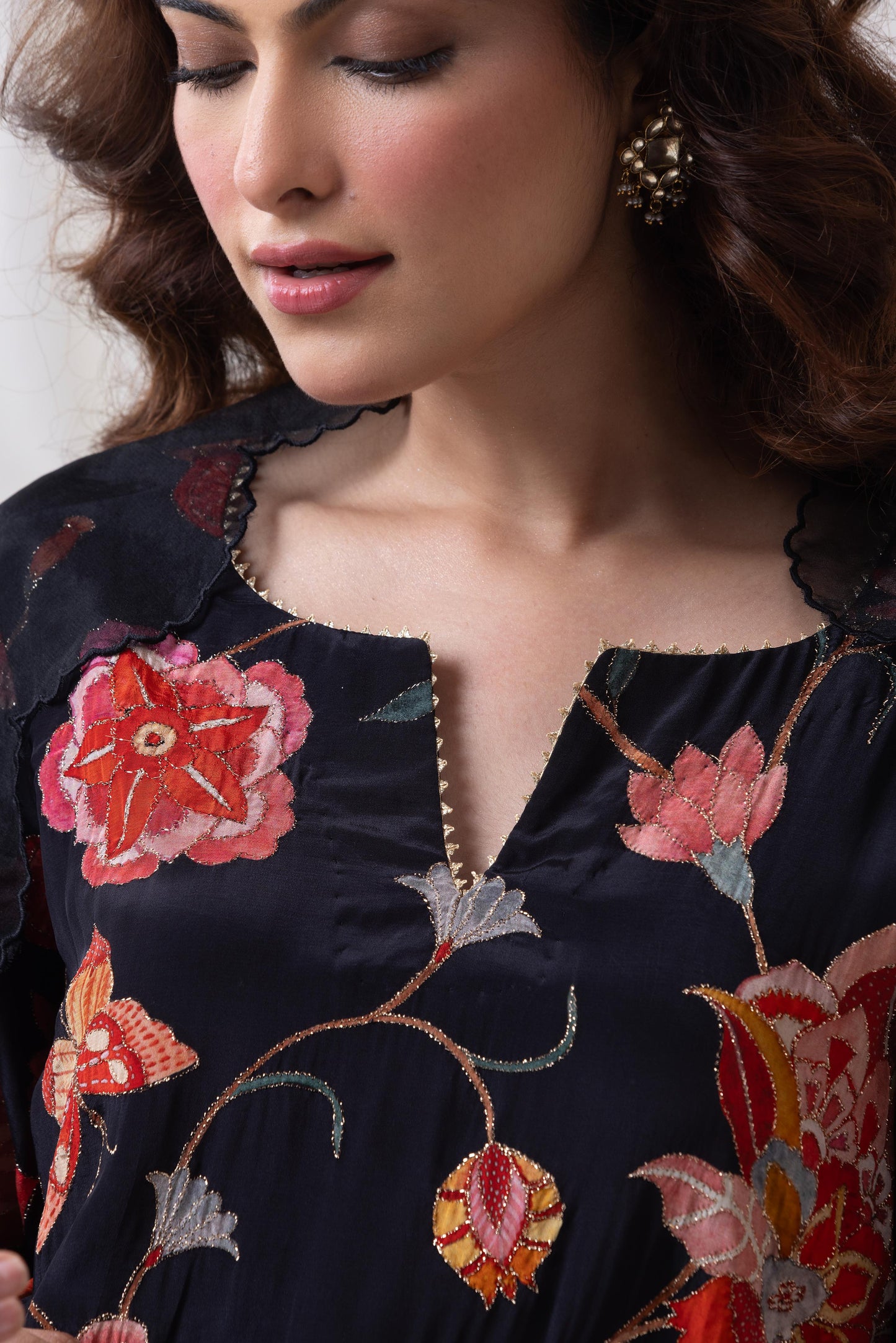 Pankhuri- Black Suit Set