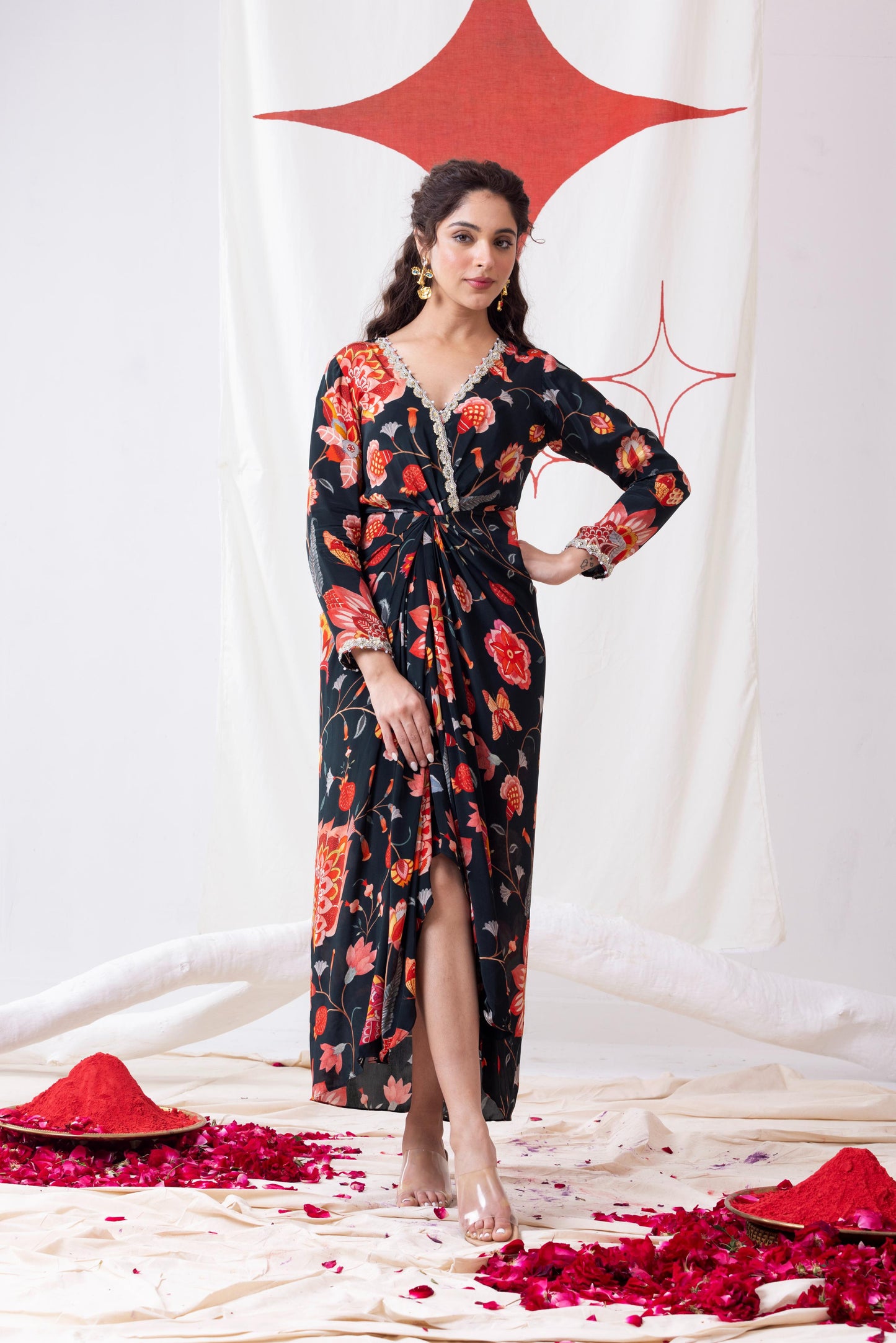 Bageecha- Black Dress