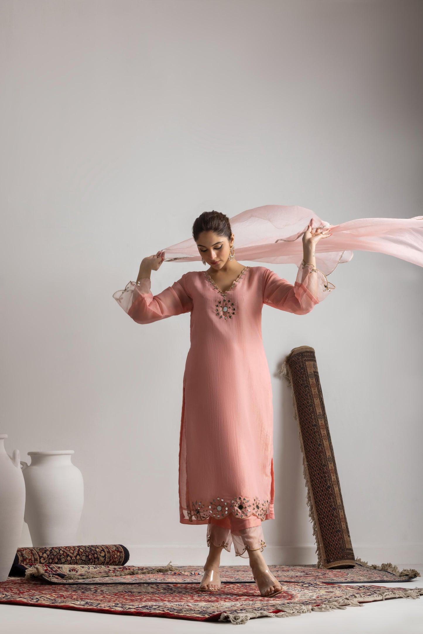 Surbhi Chandna in Noor -Pink Suit Set