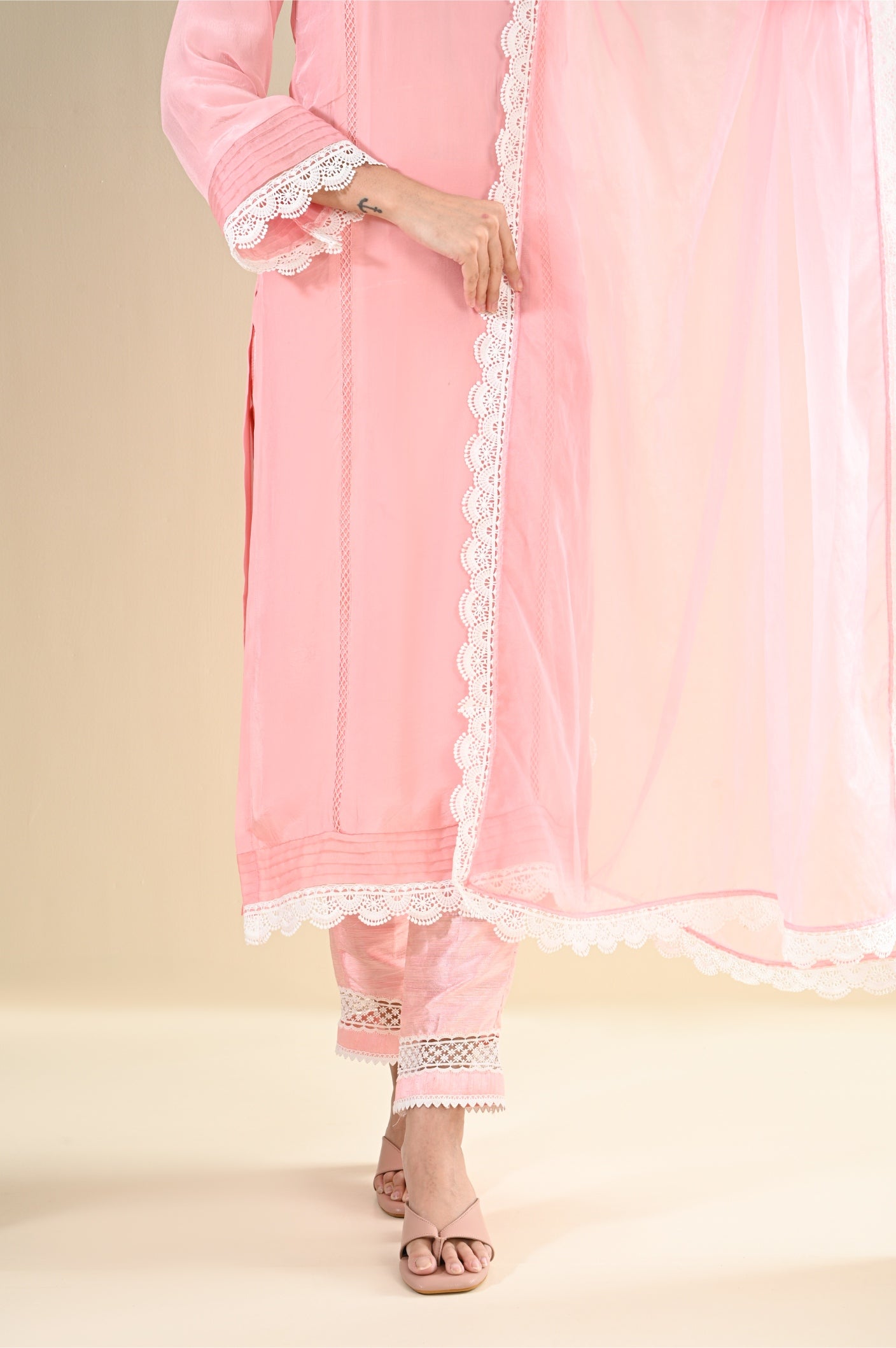 Kamal- Blush Pink Suit Set