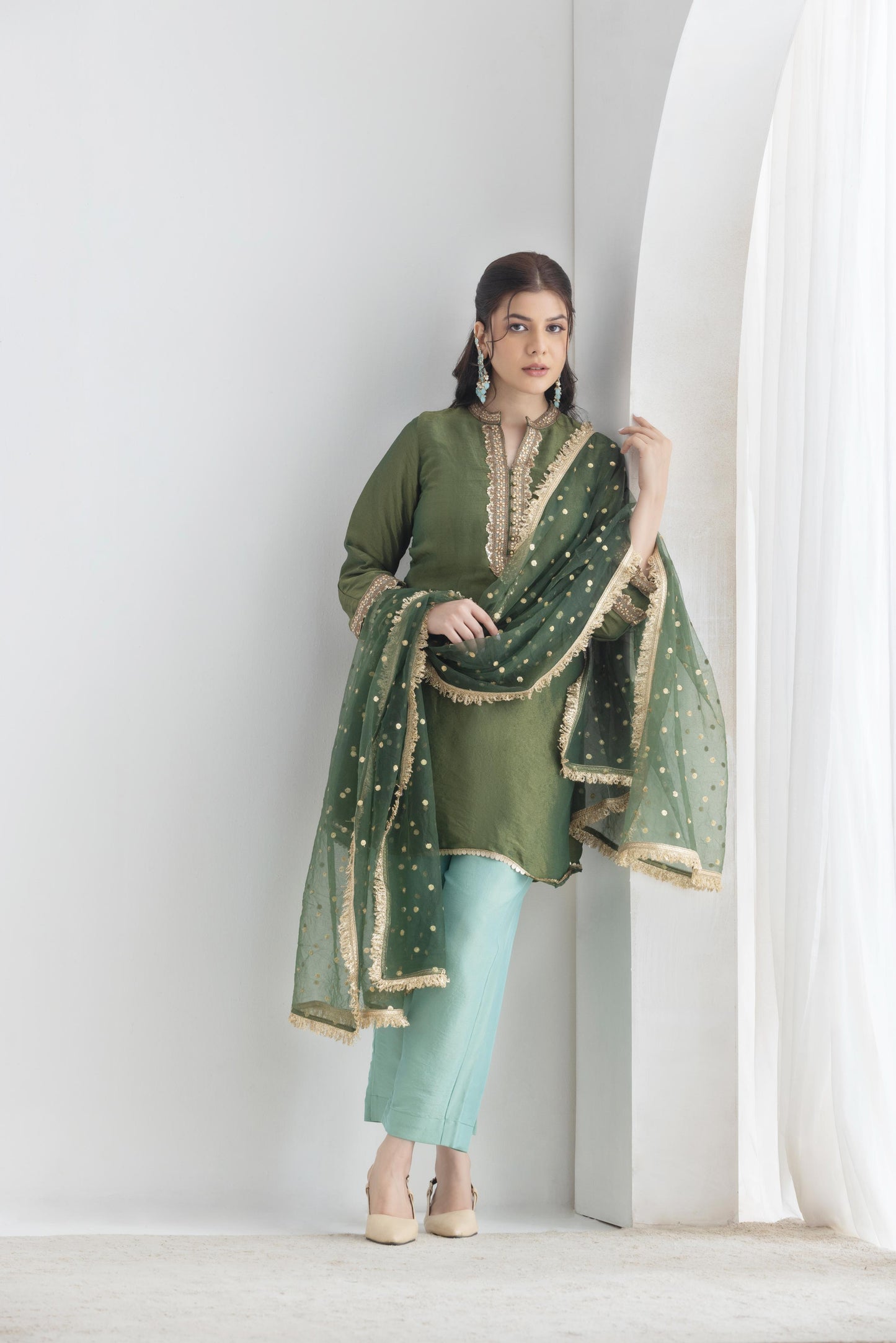 Ranjhana - Tissue suit set