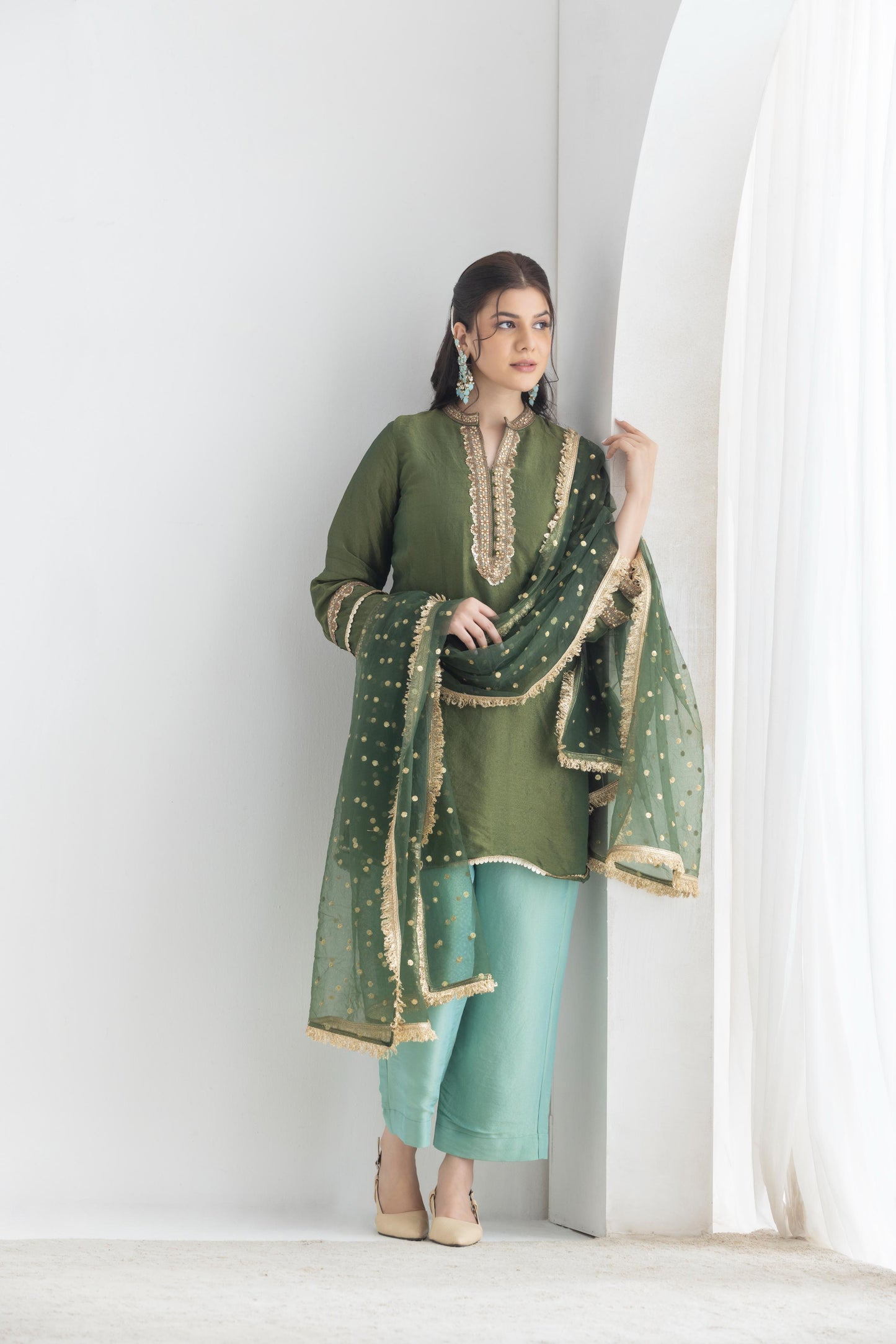 Ranjhana - Tissue suit set