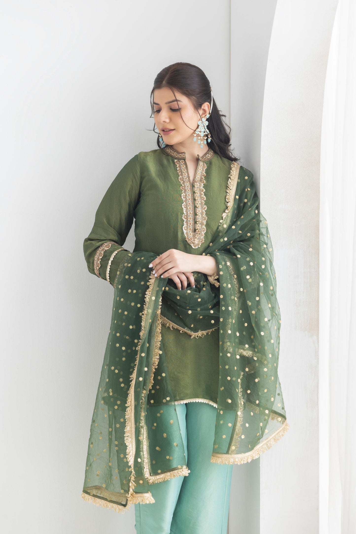 Ranjhana - Tissue suit set