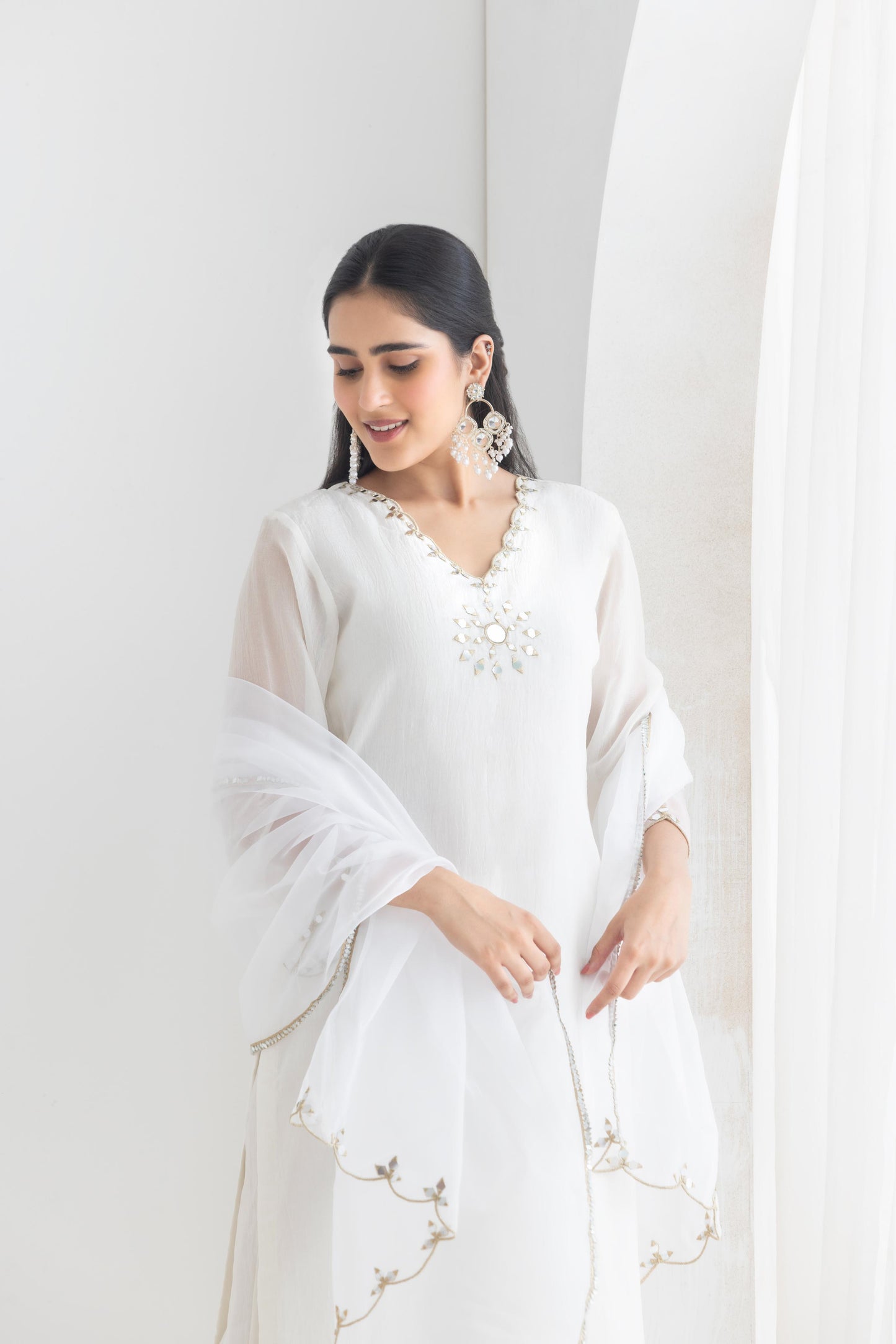 نورا - طقم بدلة وردي