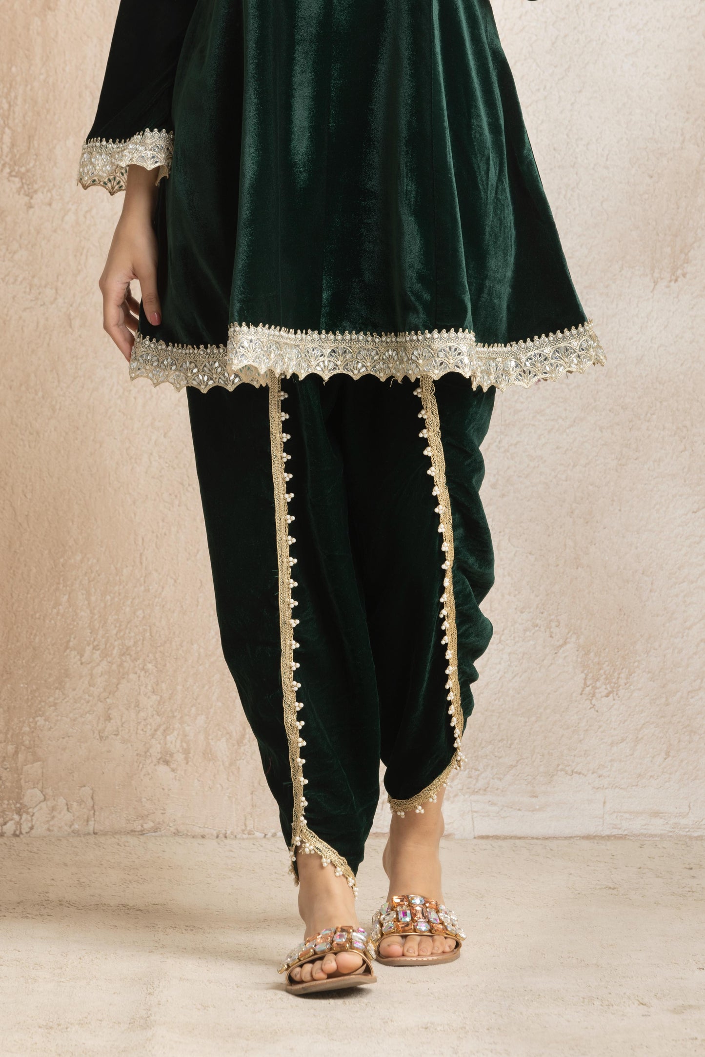 Hansika- Peplum Coord Set