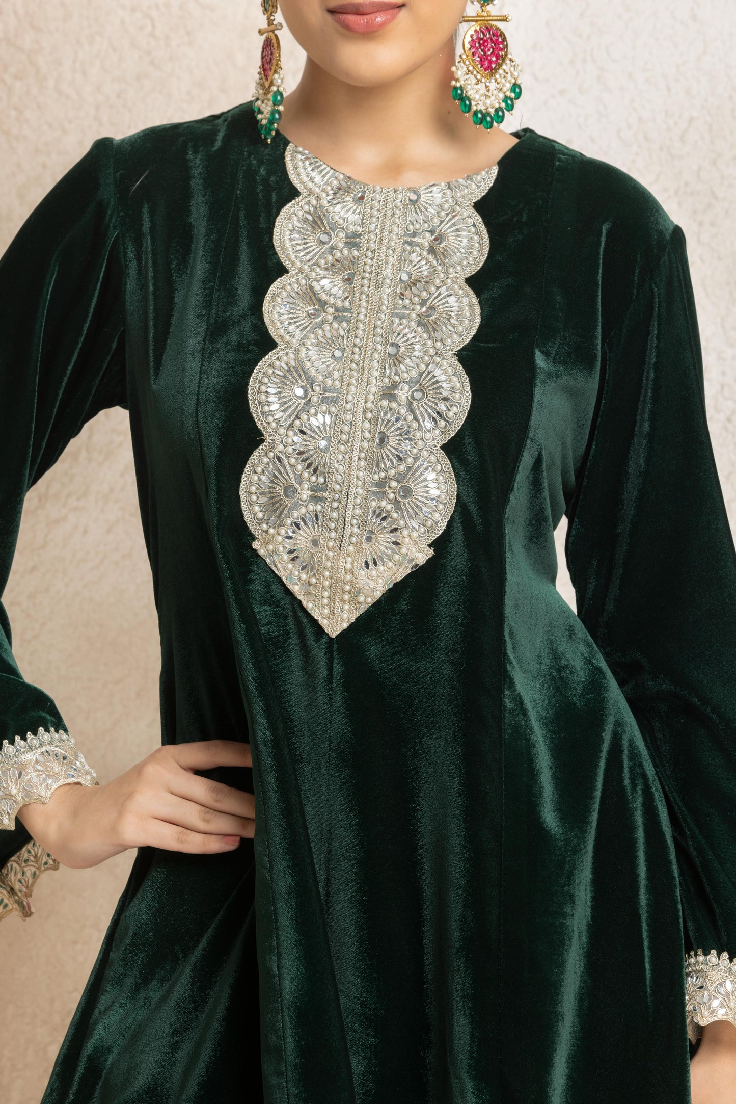 Hansika- Peplum Coord Set