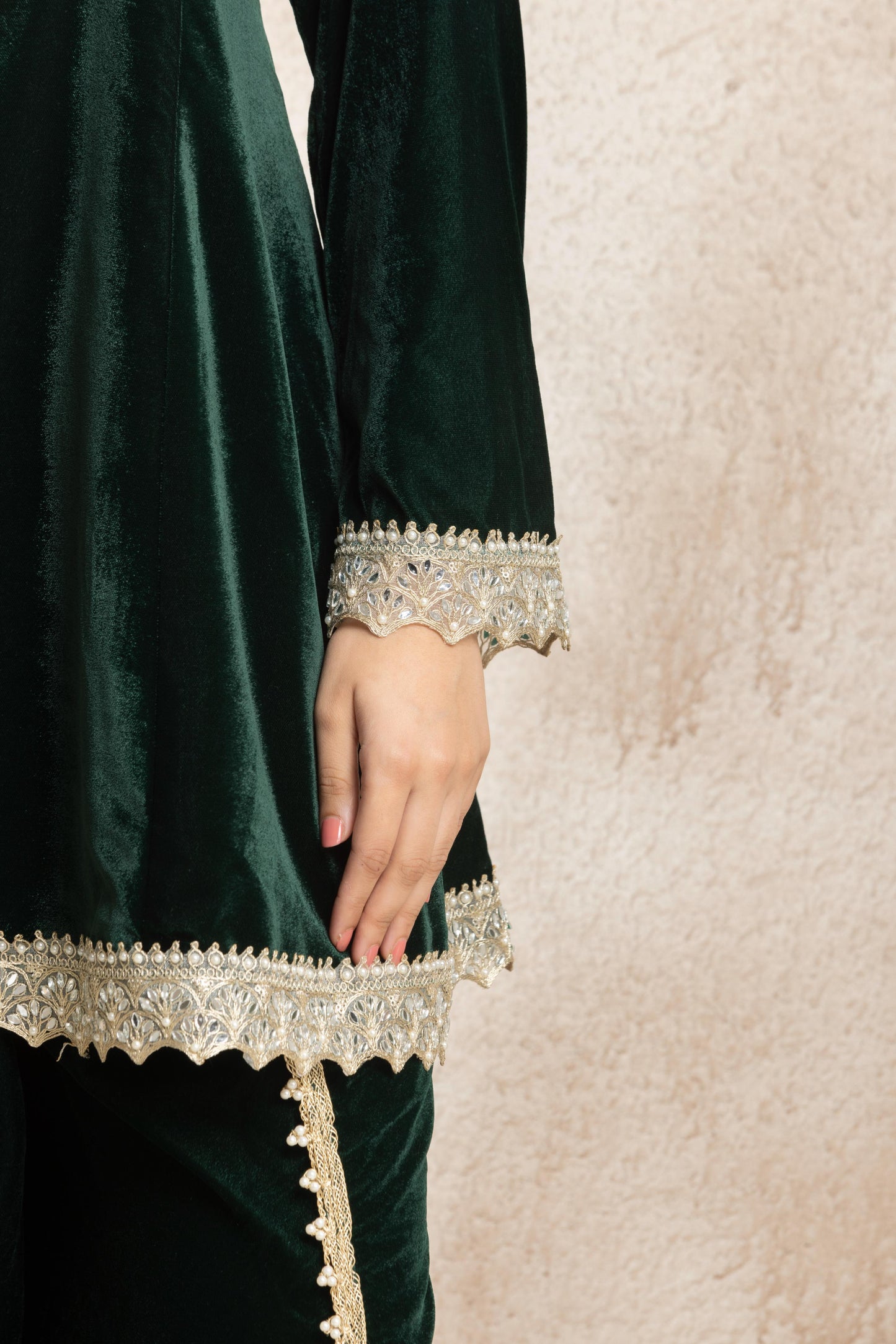 Hansika- Peplum Coord Set