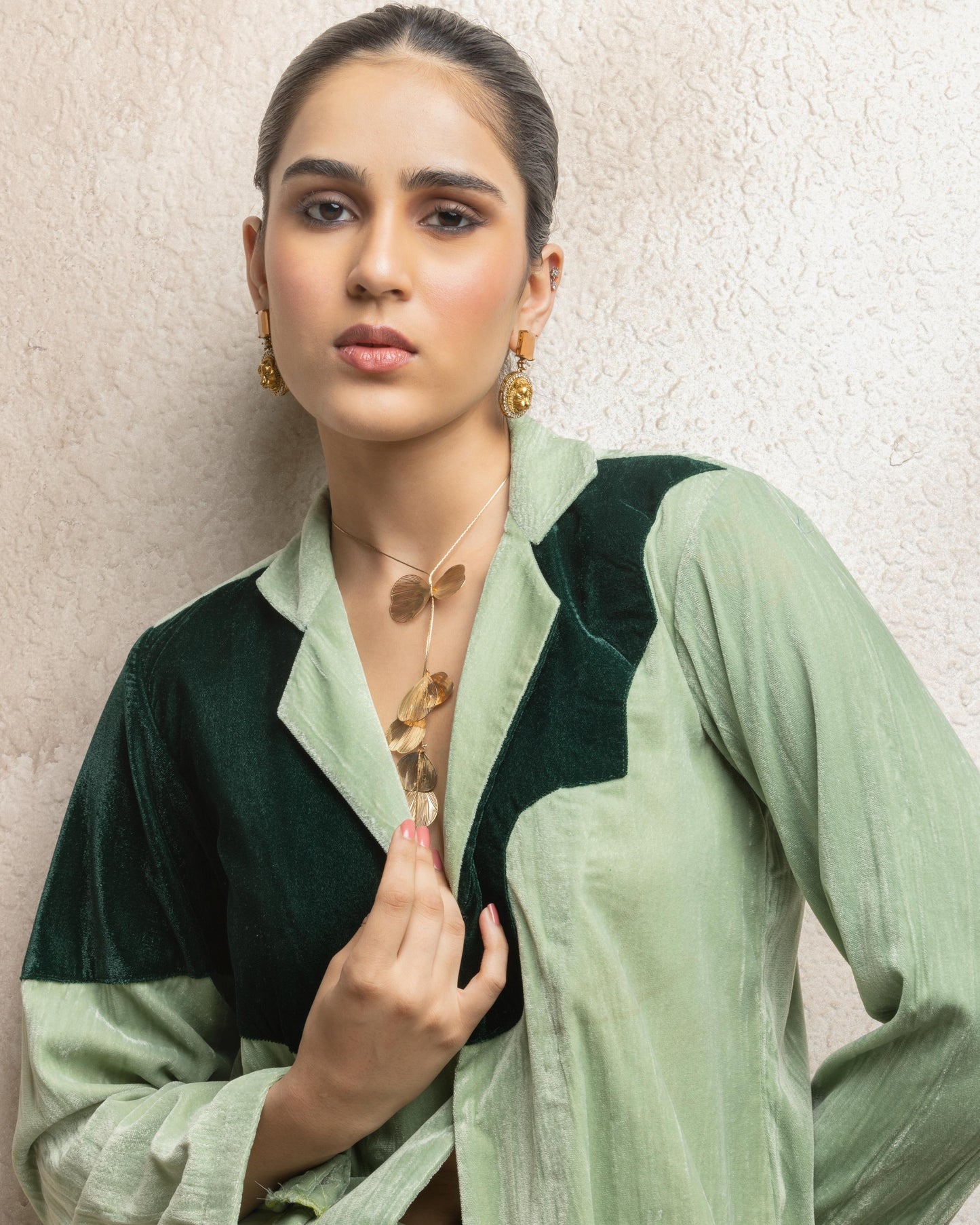 Suneha- Velvet Coord Set