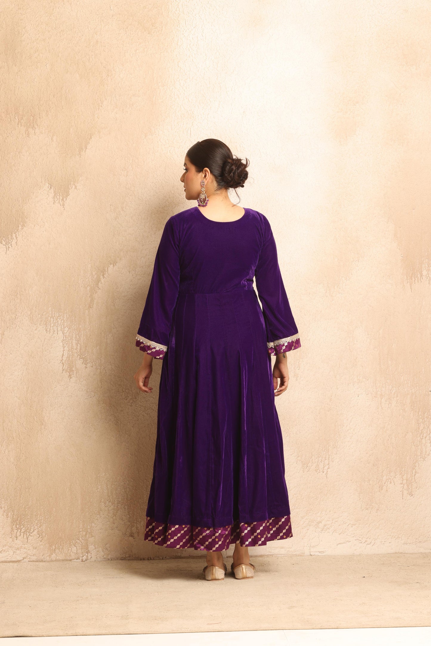 Saraswati- Anarkali Velvet set