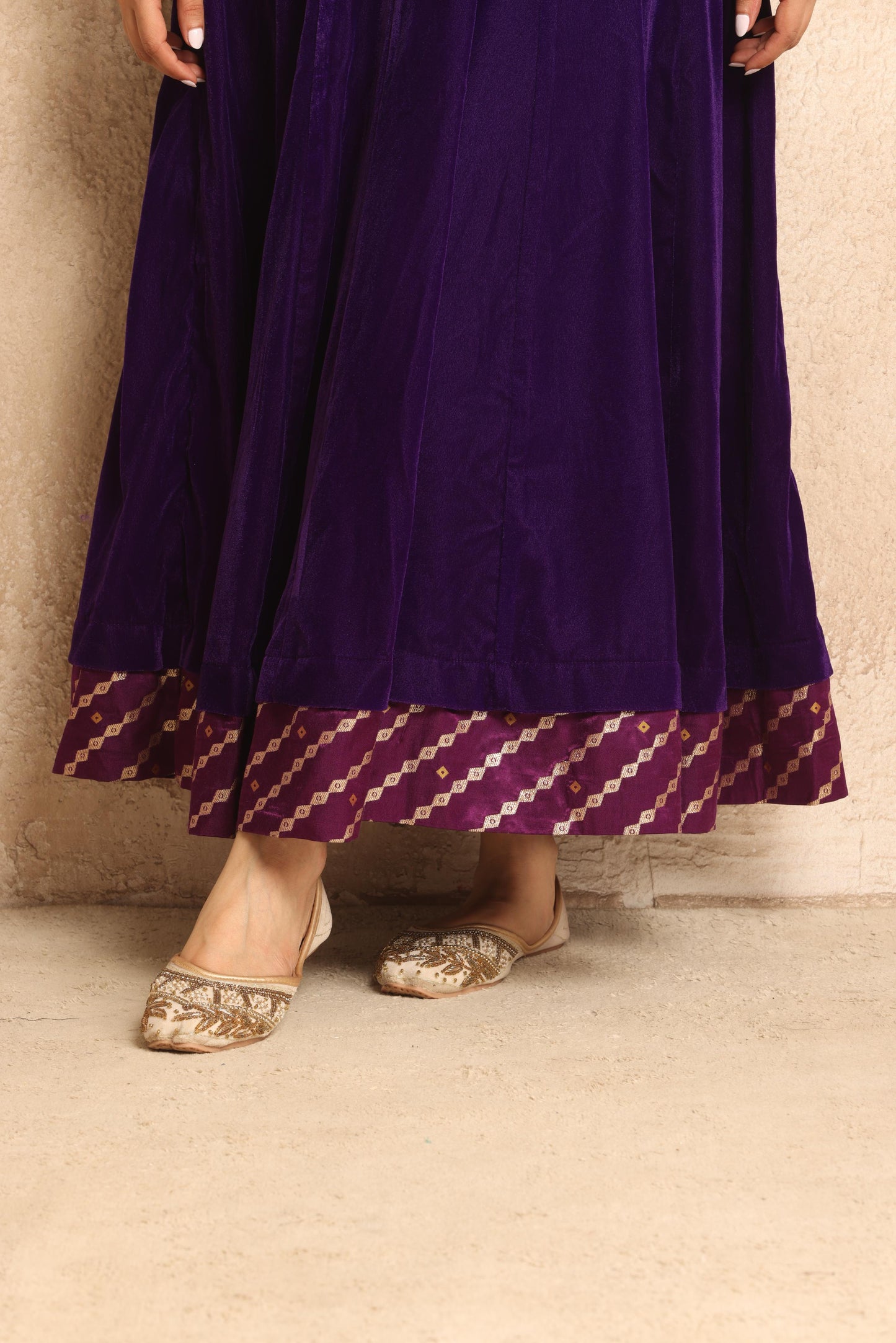Saraswati- Anarkali Velvet set