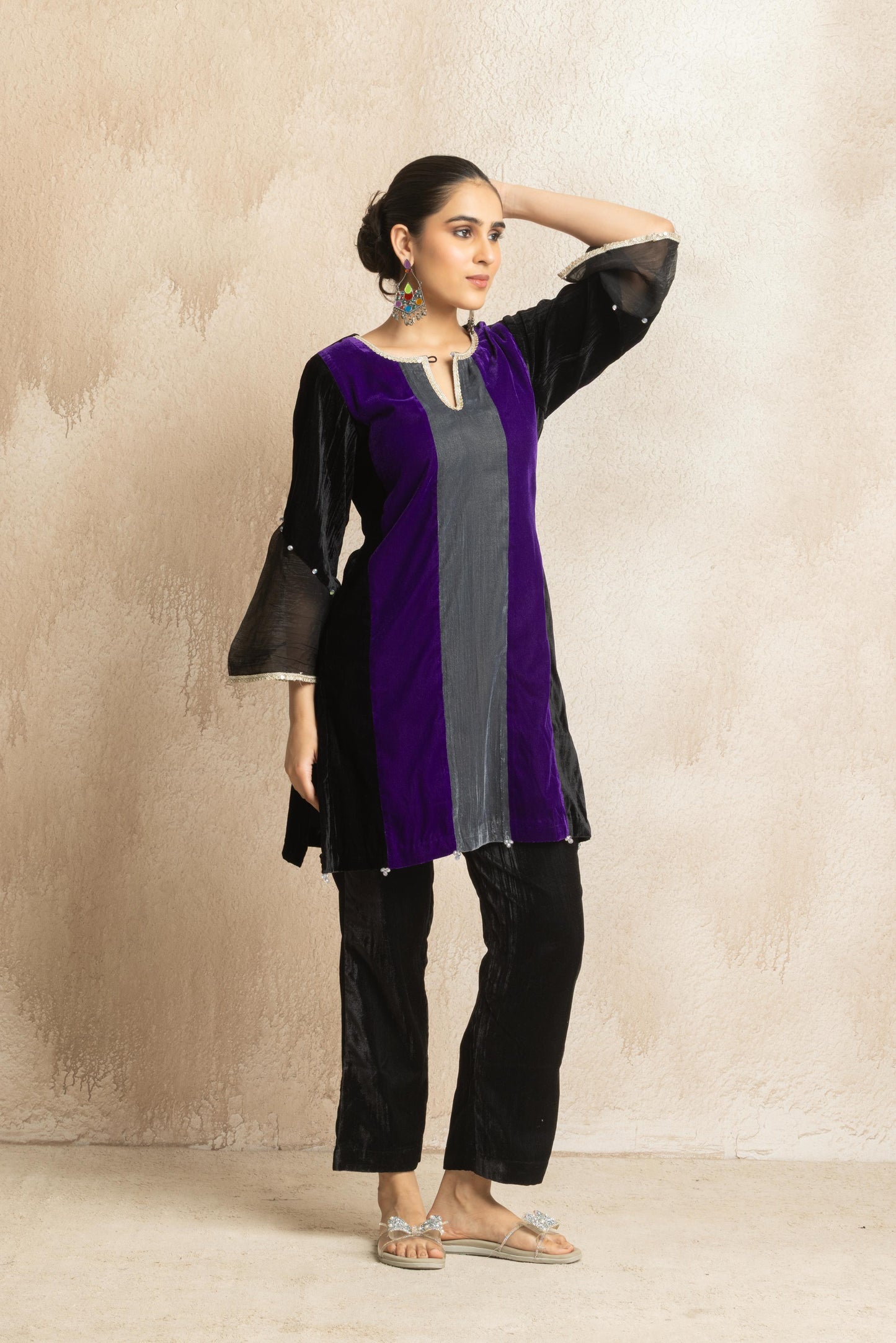 Shrutika- Velvet Coord Set