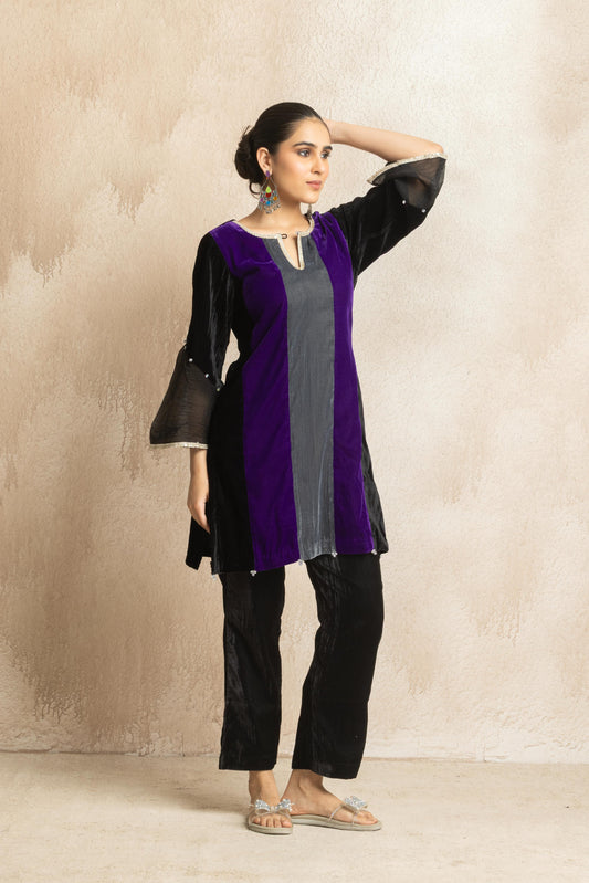 Shrutika- Velvet Coord Set