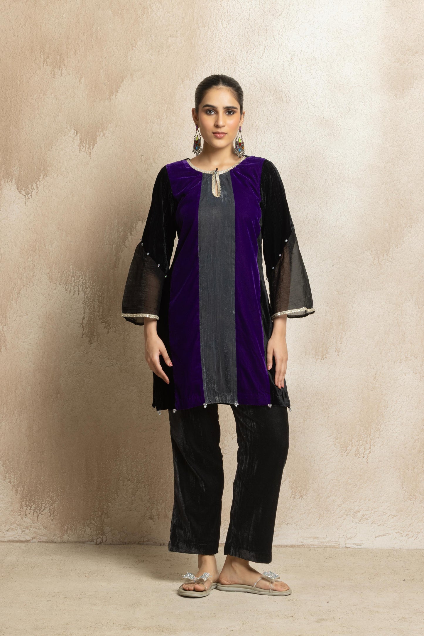 Shrutika- Velvet Coord Set