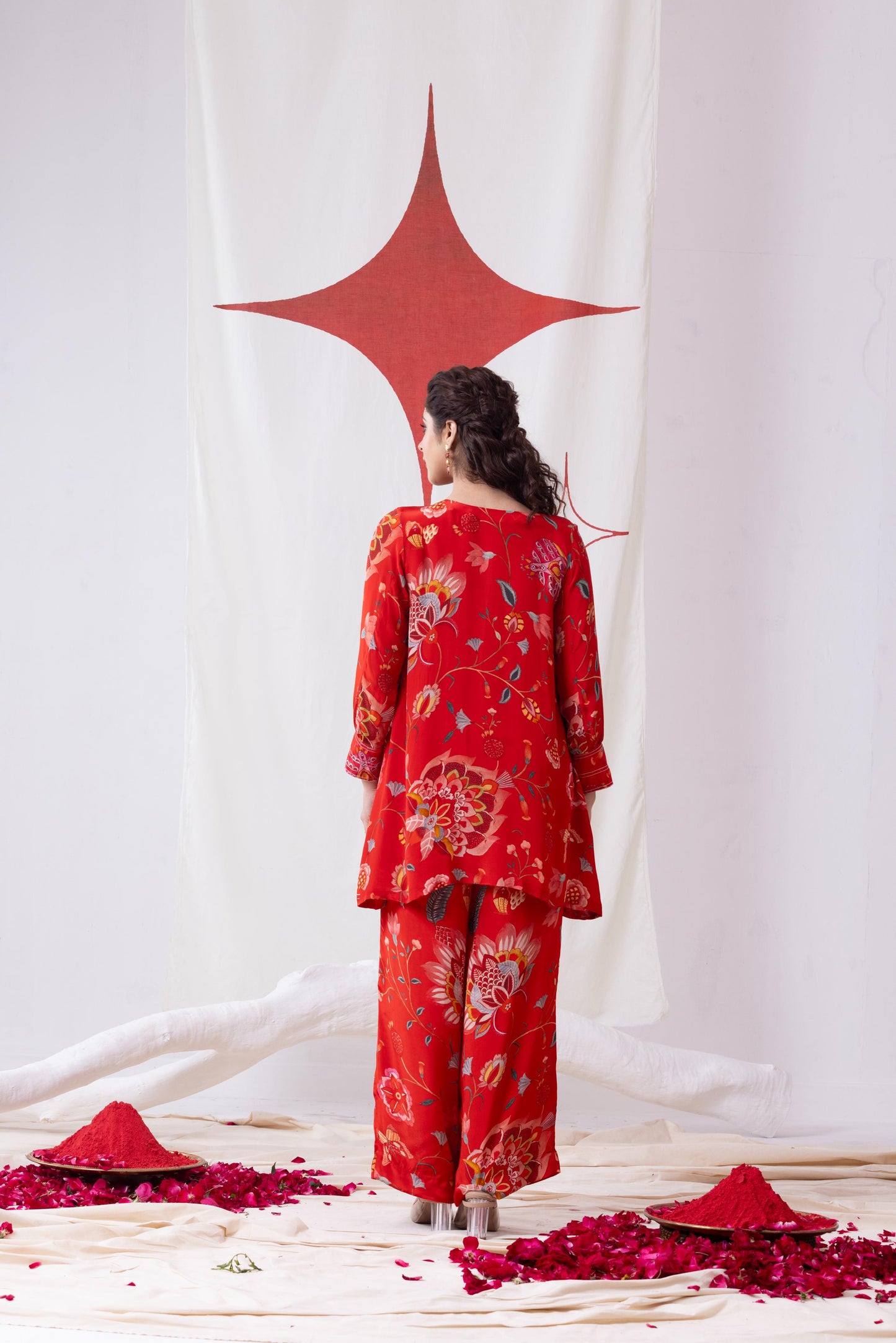 Nayab- Red Coord Set