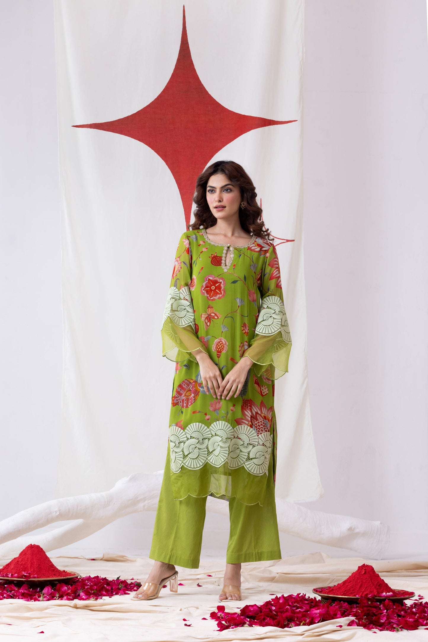 Neer- Green Suit Set
