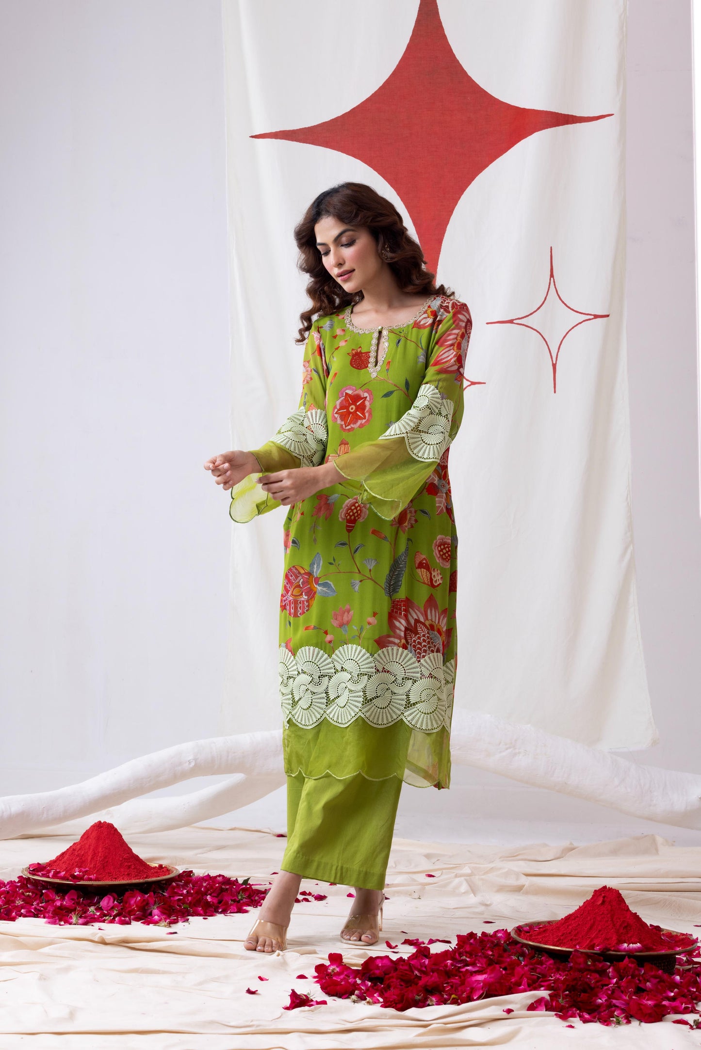 Neer- Green Suit Set