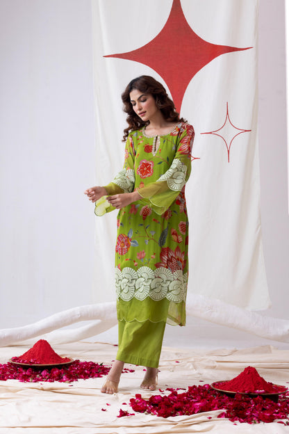 Neer- Green Suit Set