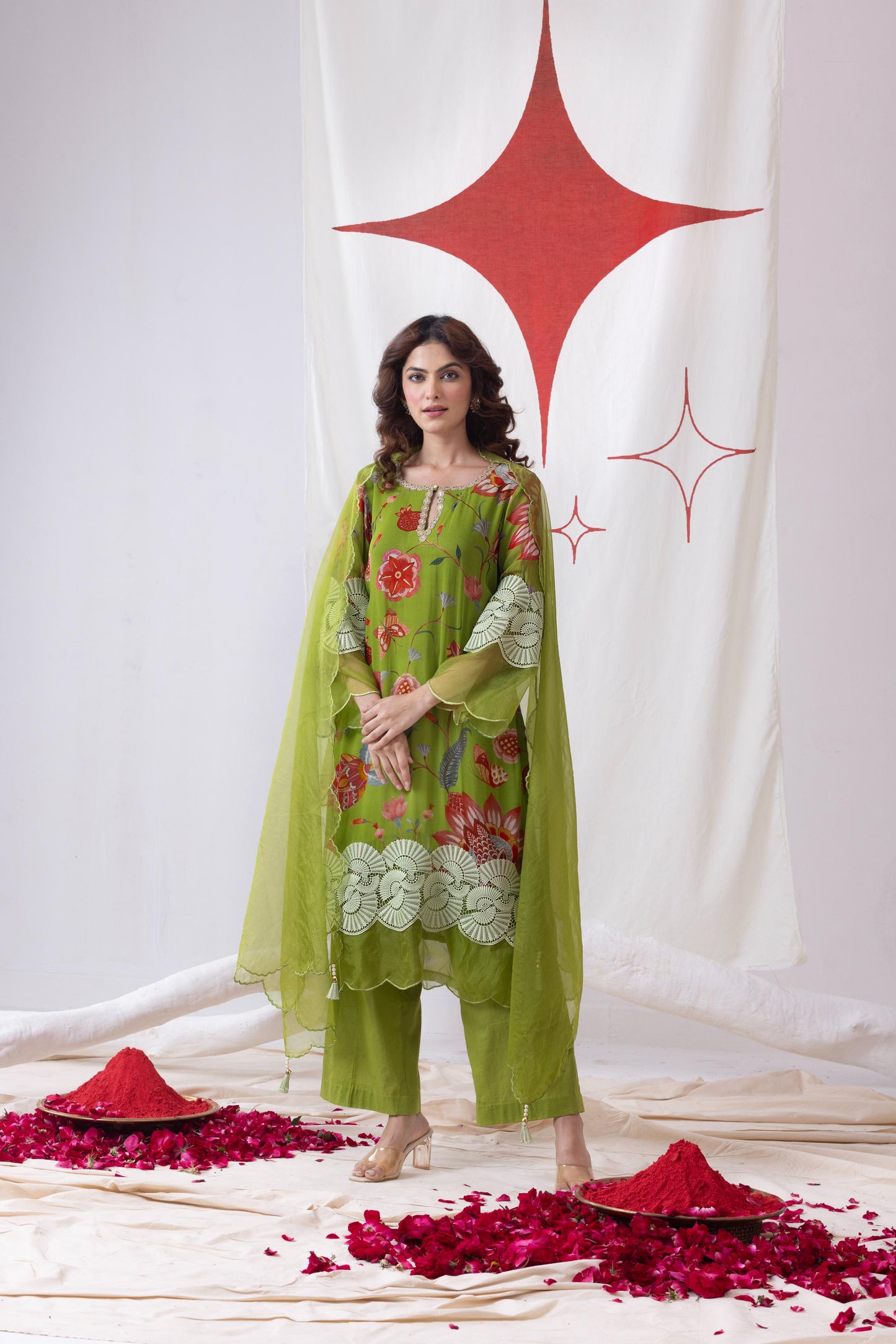 Neer- Green Suit Set