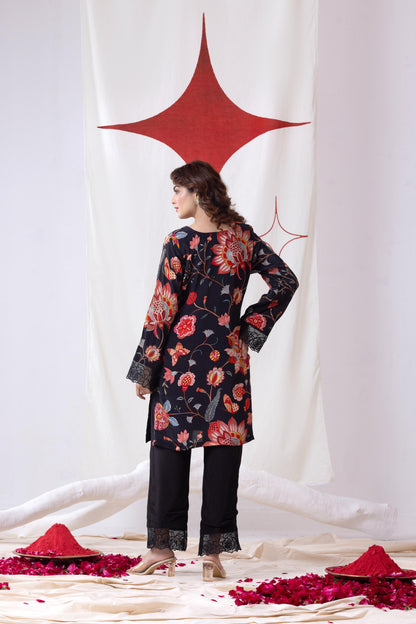 Pankhuri- Black Suit Set