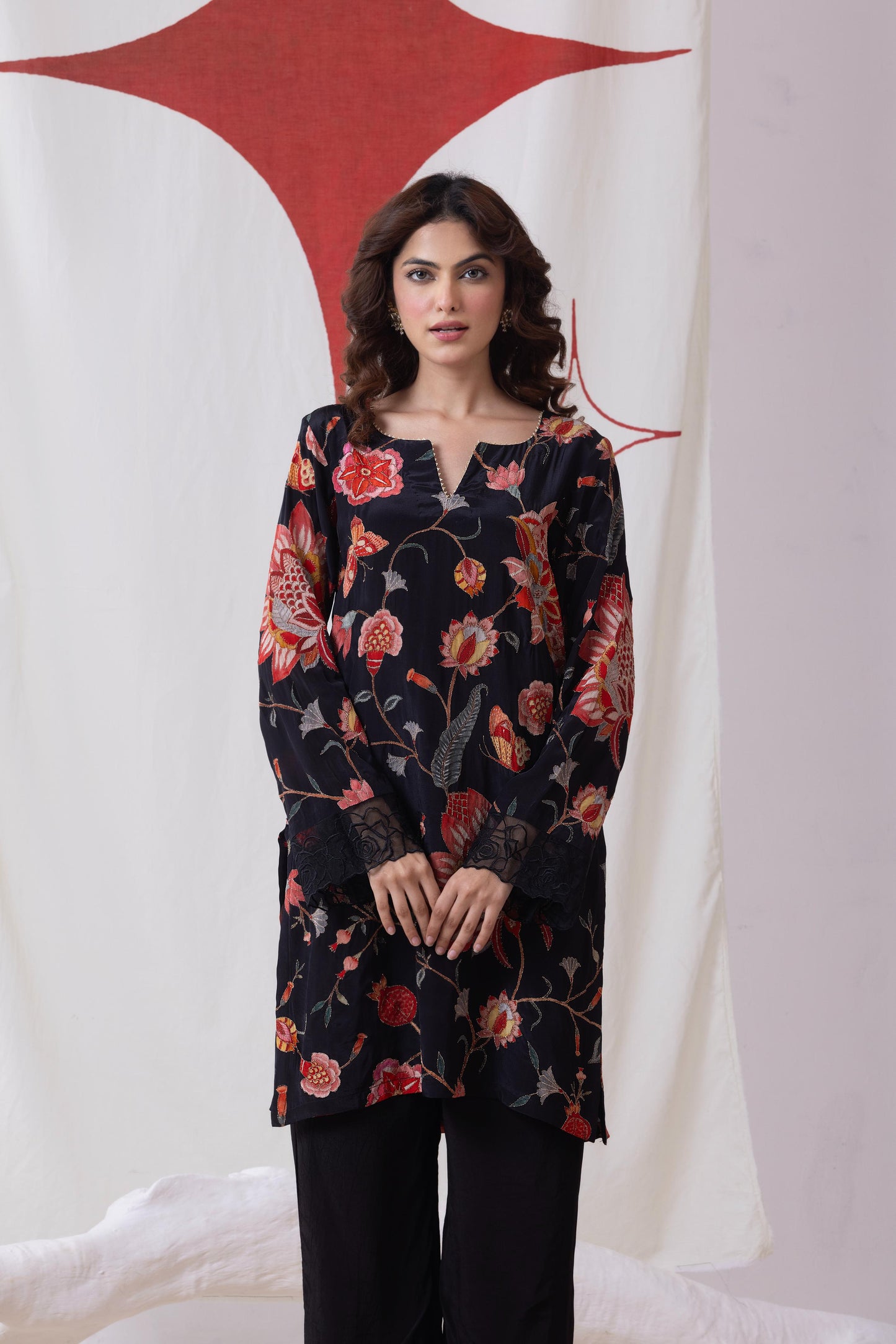 Pankhuri- Black Suit Set