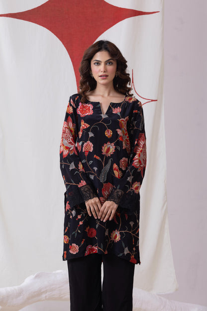 Pankhuri- Black Suit Set