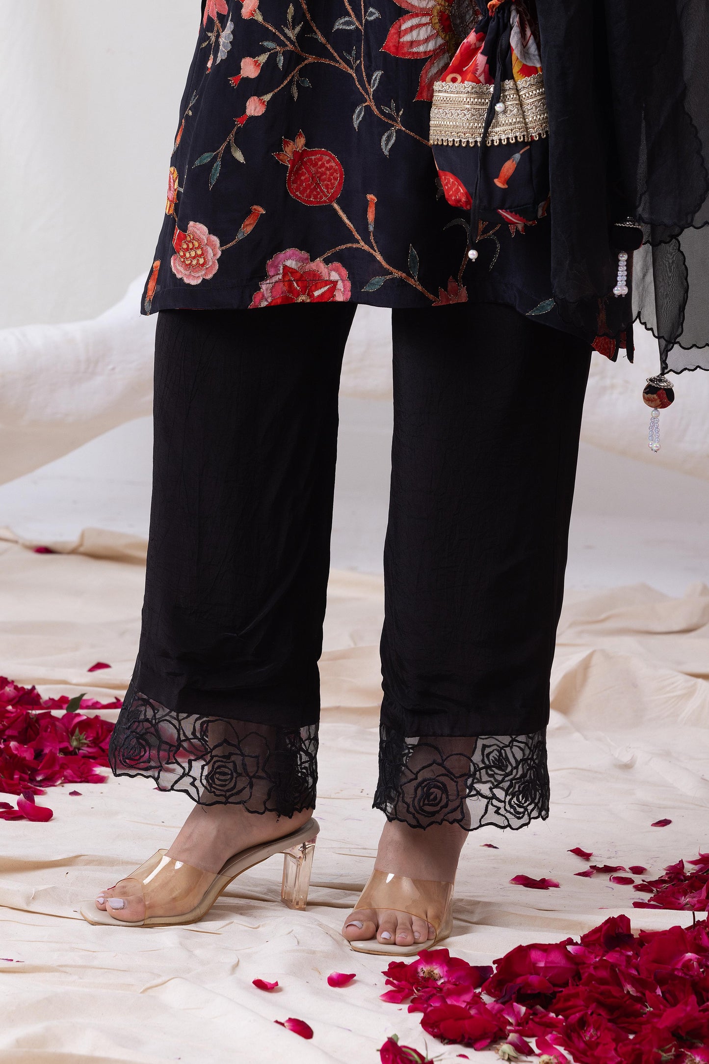 Pankhuri- Black Suit Set