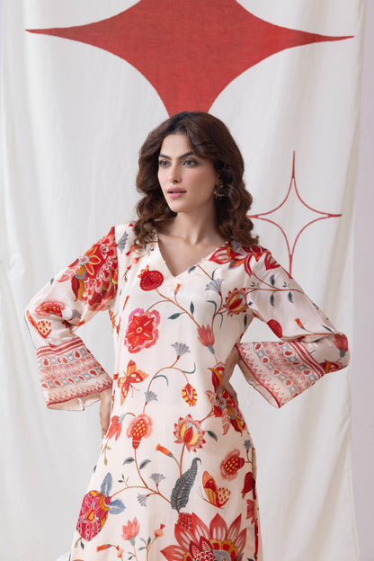طقم بدلة ASHMITA البيضاء