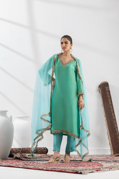 Indrani- Green Suit Set