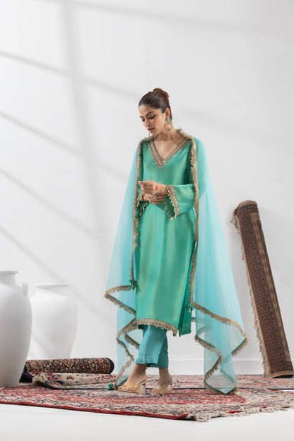 Indrani- Green Suit Set