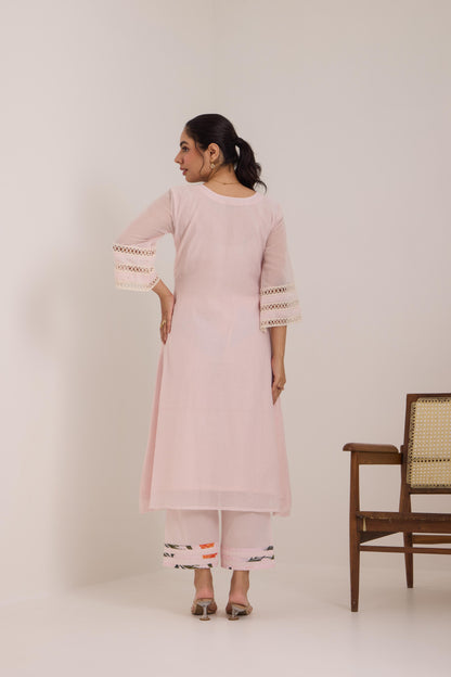 Tanira- Pink Suit set