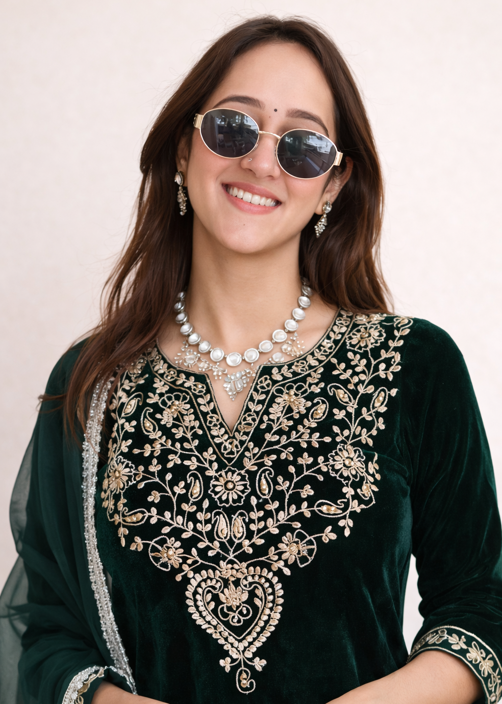 Tarah Velvet Suit Set