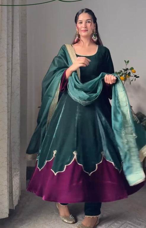 Swati Printed Kurta Set - Dhanteras Look