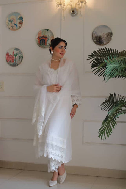 Mithi Mehta in Kajufal- White Suit Set