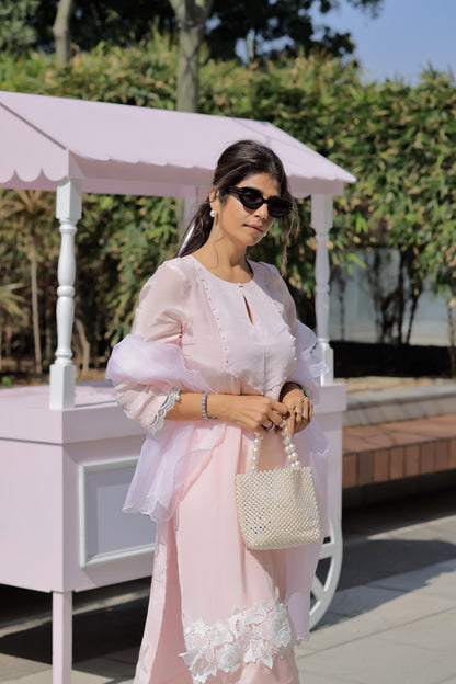 Rachna singh in Ananas - Pink Suit Set