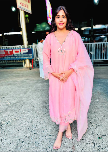 Surbhi Chandna in Noor -Pink Suit Set