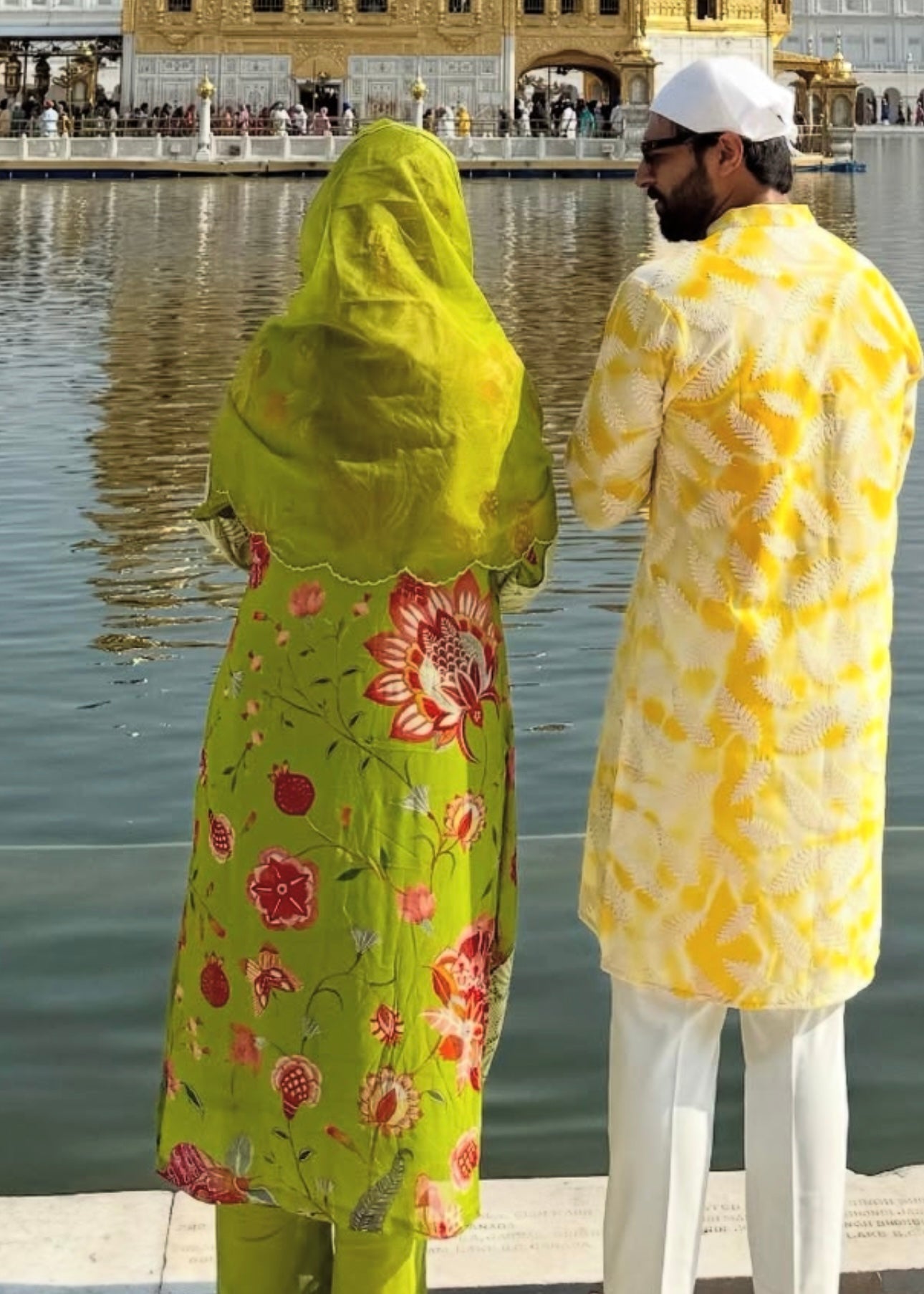 Ritika bhandari in Neer- Green Suit Set