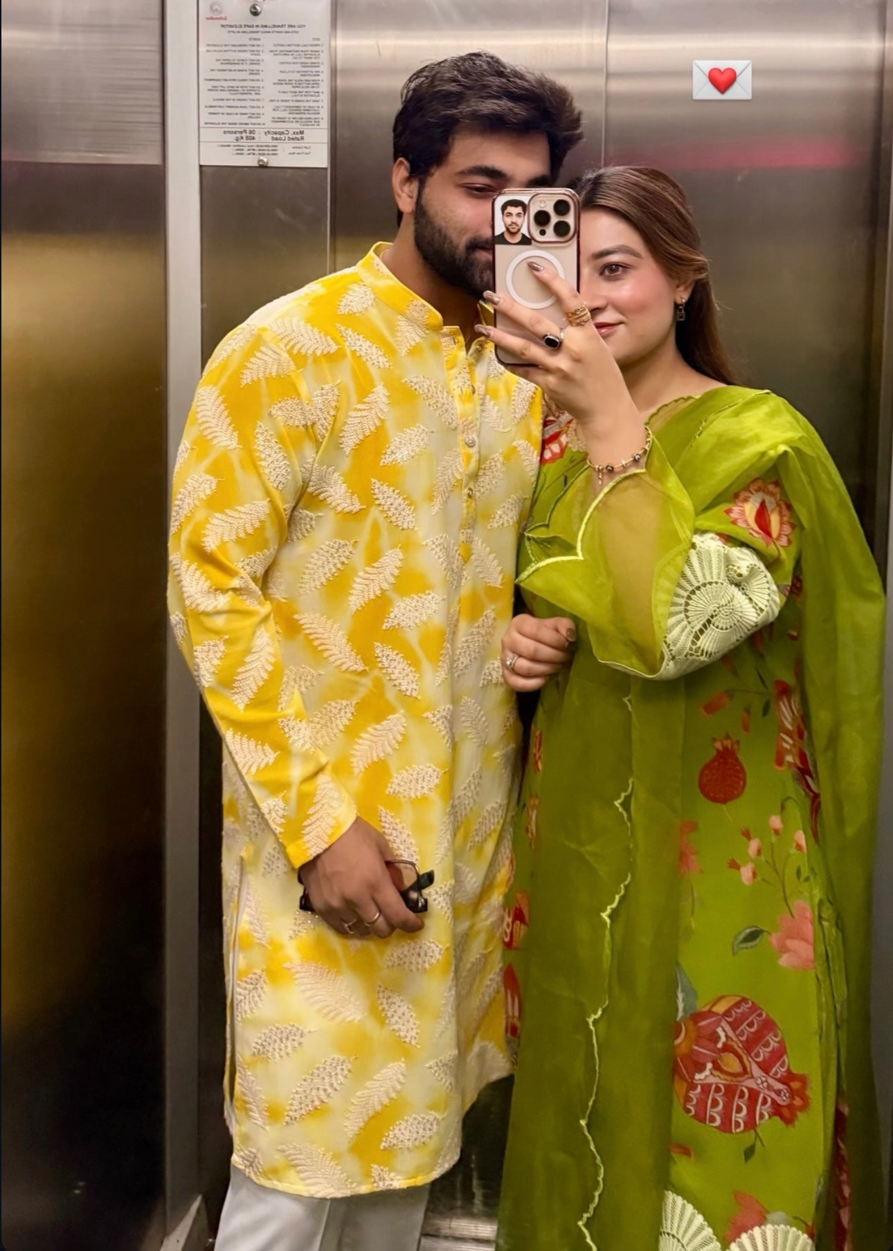 Ritika bhandari in Neer- Green Suit Set