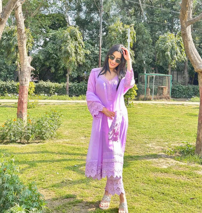 Nikita Chawla in Shahtoot - Lavender Suit Set