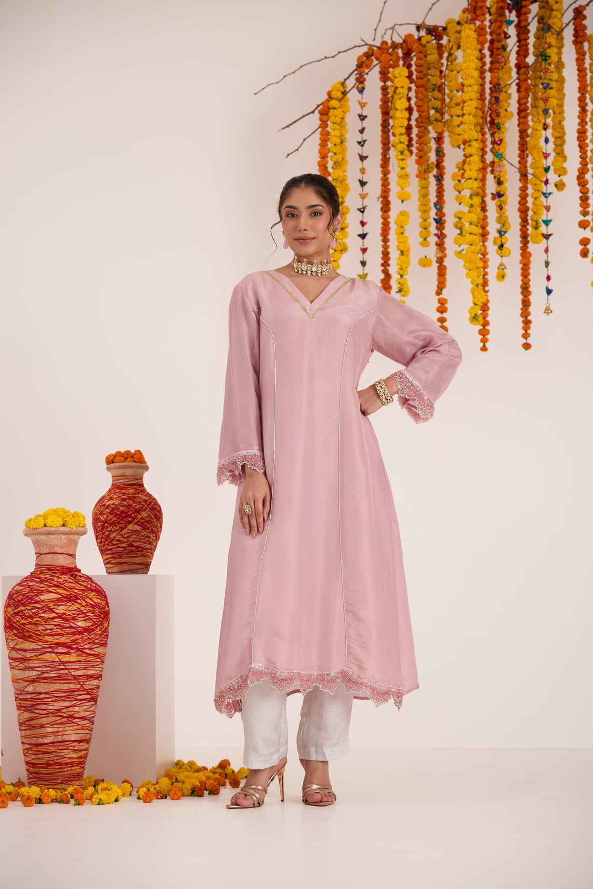 Saraswati Tissue Suit set