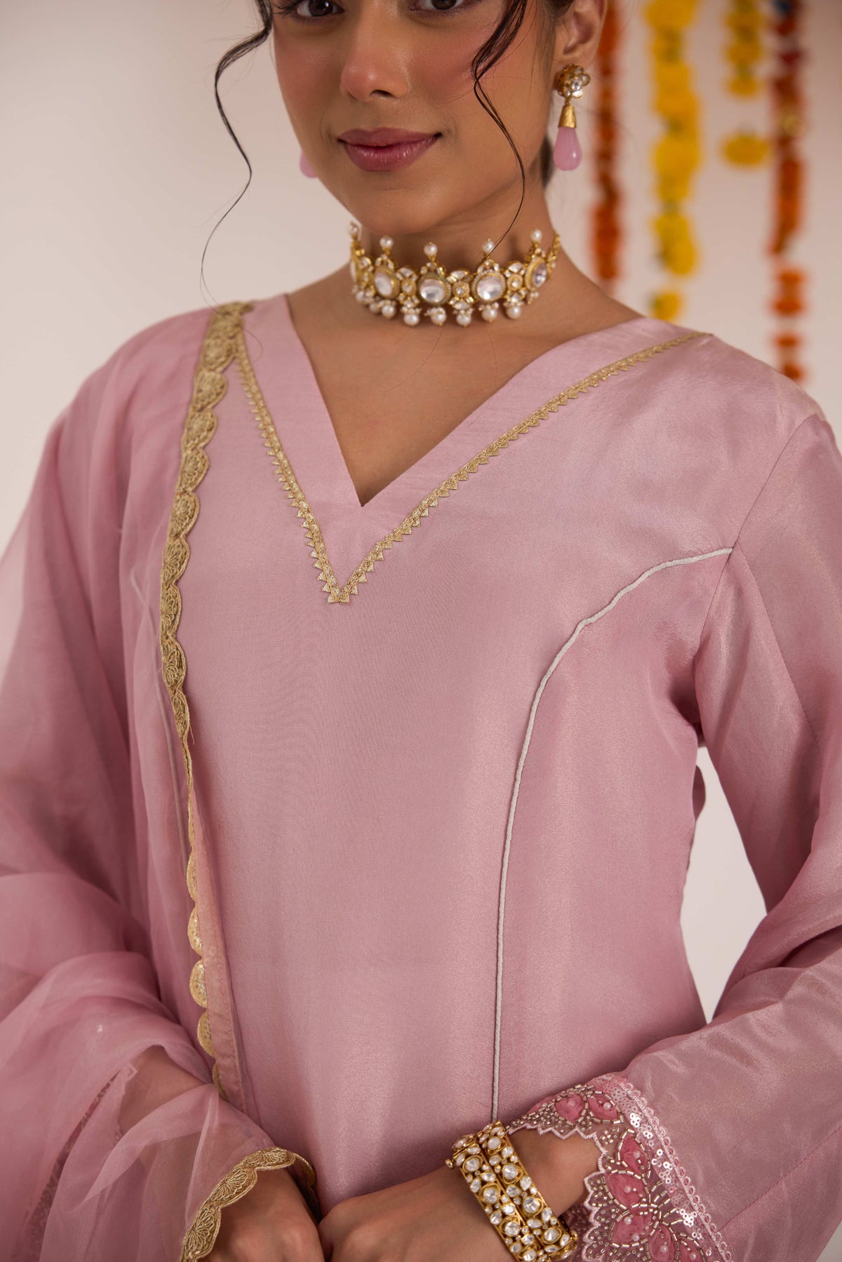 Saraswati Tissue Suit set