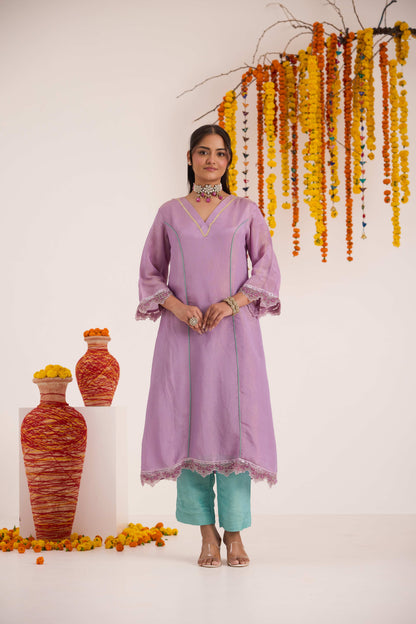 Rukmini Tissue Suit set
