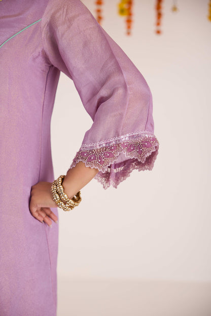 Rukmini Tissue Suit set