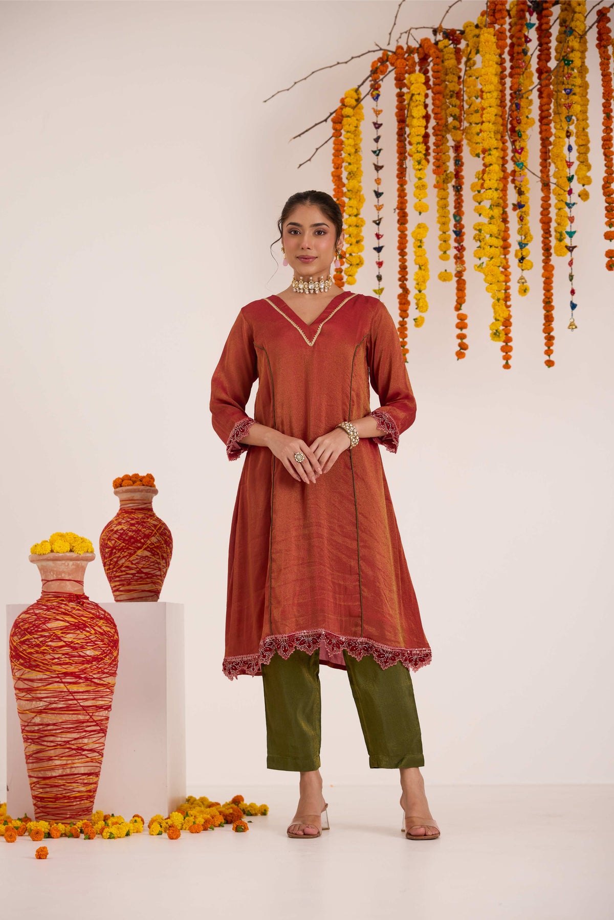 Rashmi Tissue Suit set