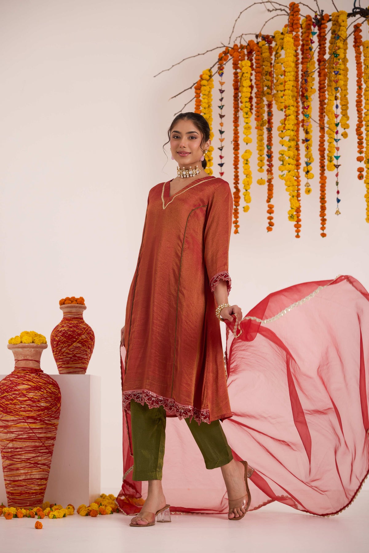Rashmi Tissue Suit set