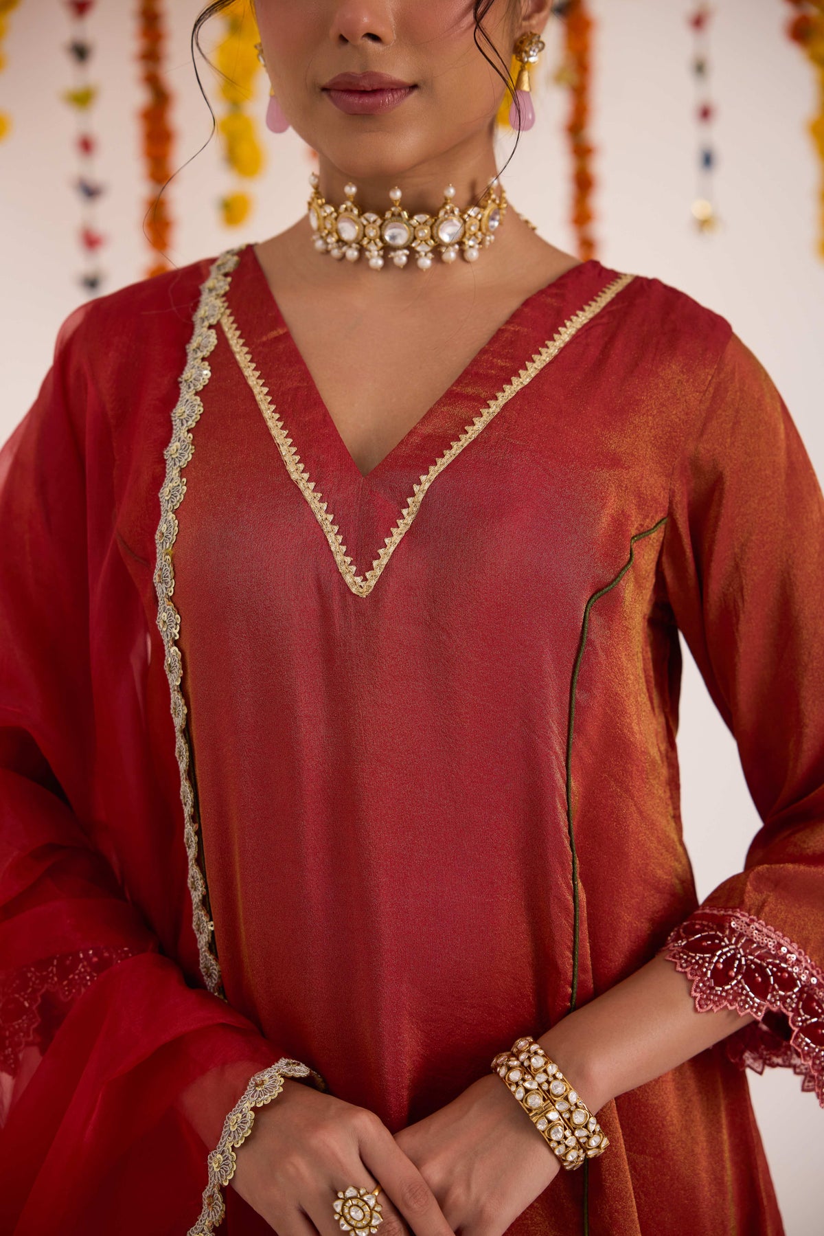 Rashmi Tissue Suit set