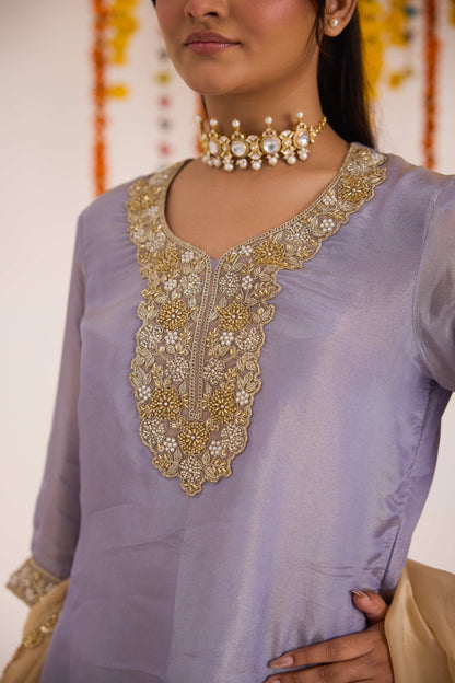 Deepshikha Tissue Suit set