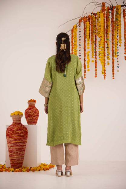 Neh Emb Banarsi Tissue Suit set